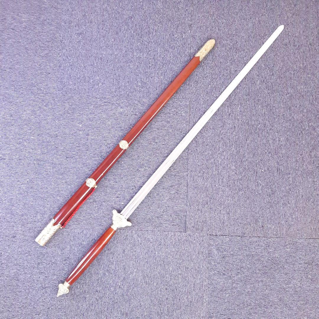 Amazon.co.jp: 双手剣 八卦剣 少林寺 剣術 ジュラルミン 刃渡り96cm
